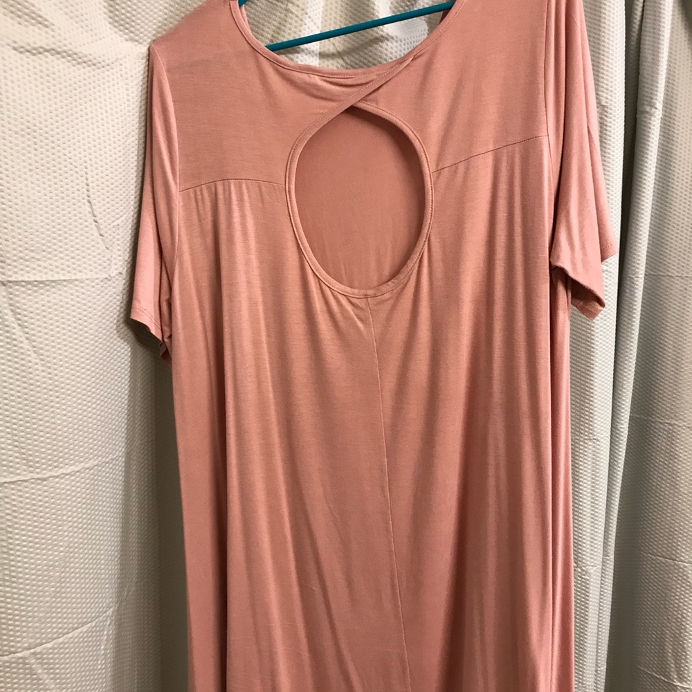 Tee for the soul boutique pink dress